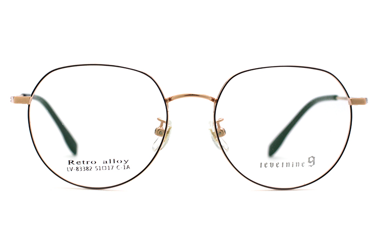 Montures de lunettes en métal en gros 83382