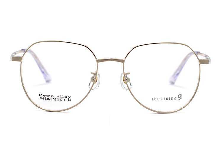 Montures de lunettes en métal en gros 83359