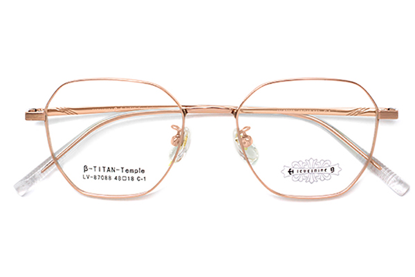 Montures de lunettes en titane en gros 87088