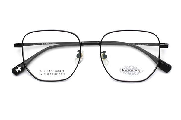 Montures de lunettes en titane en gros 87107