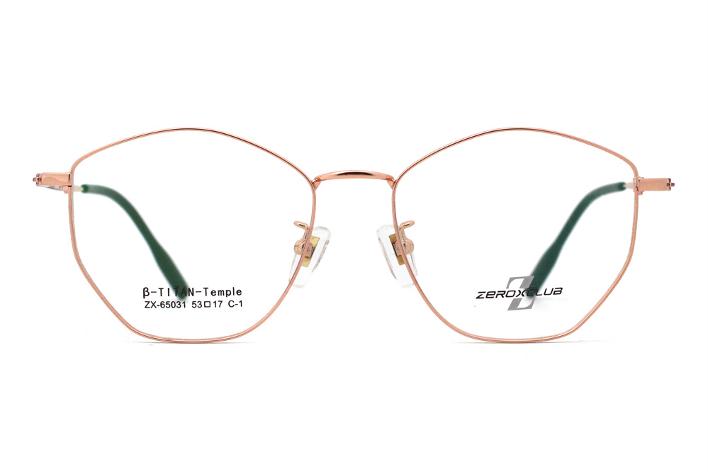 Montures de lunettes en titane en gros 65031