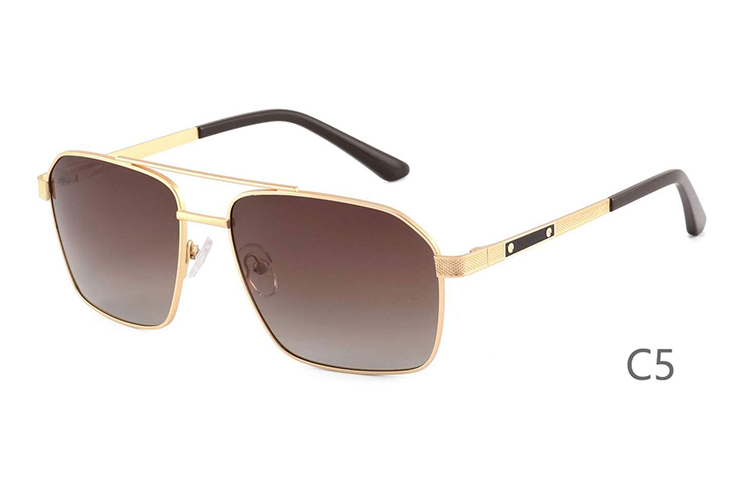 Lunettes de soleil en métal-6283