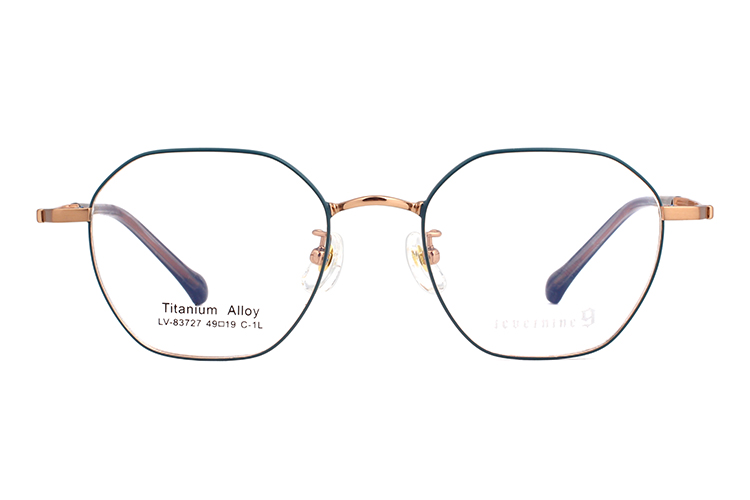 Montures de lunettes en métal en gros 83727