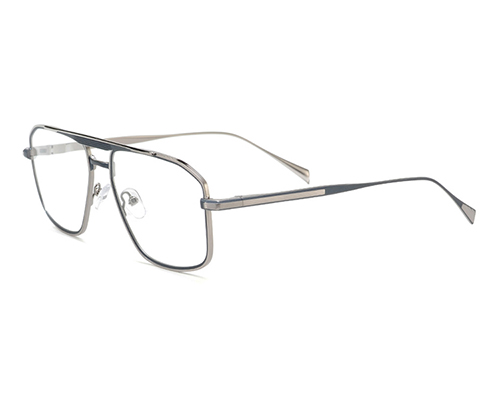 Lunettes &agrave; monture m&eacute;tallique pour prescription &eacute;lev&eacute;e