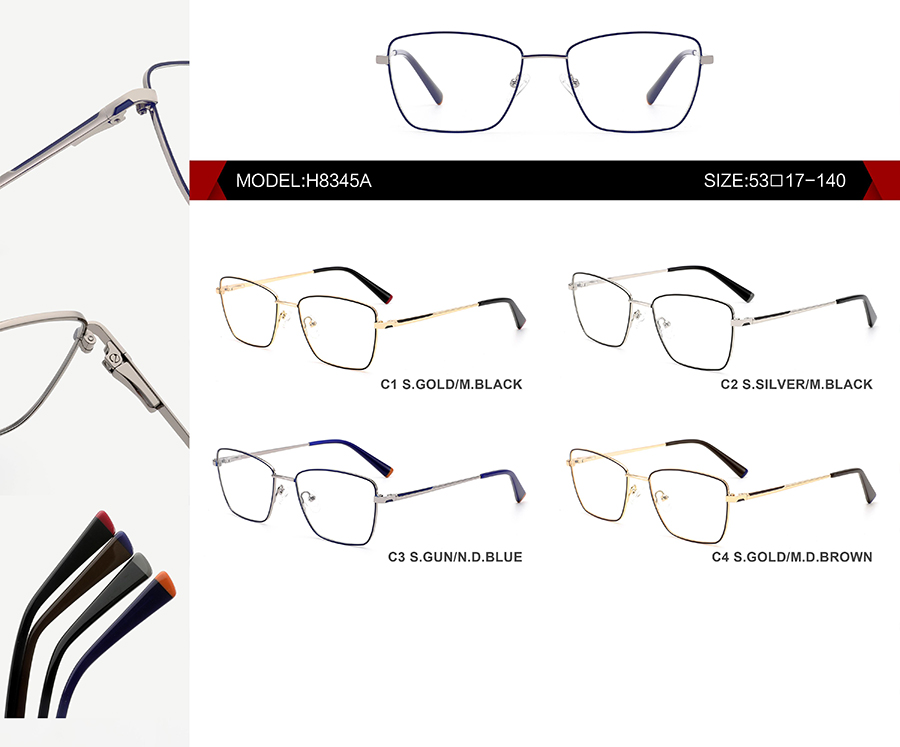 montures de lunettes fines H8345A