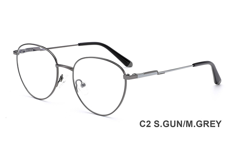 Montures de lunettes en métal en gros H8334A