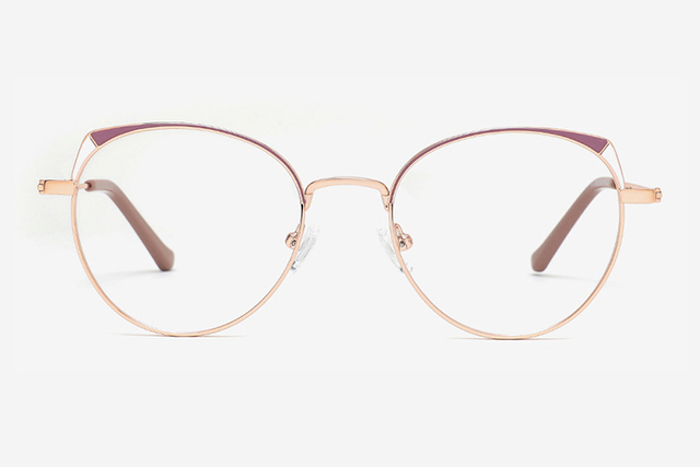 Montures de lunettes en métal pour dames