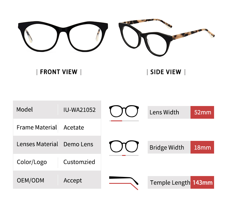 Montures optiques en ac&eacute;tate_detials