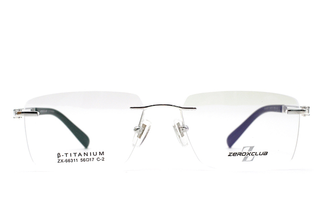 Montures de lunettes en titane sans monture pour lunettes 66311