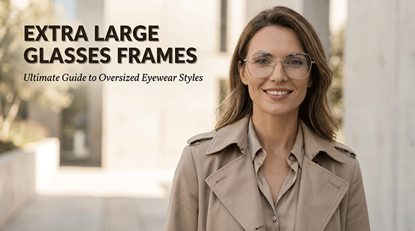 Montures de lunettes extra larges : un guide pratique des lunettes surdimensionnées à usage optique