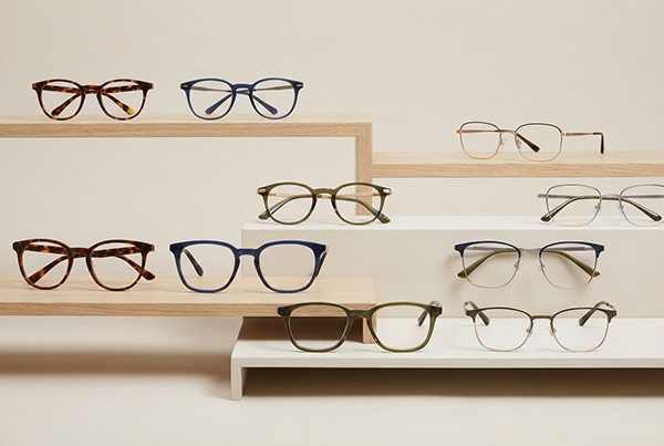 Affichage des cadres optiques de milieu de gamme