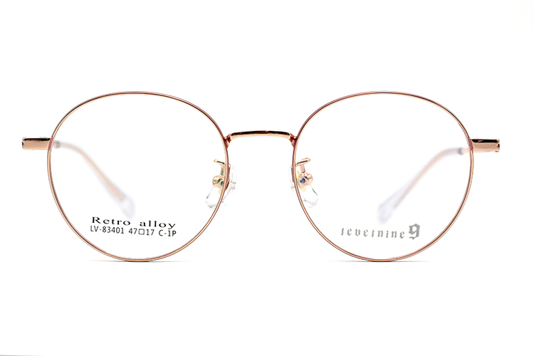 Montures de lunettes en métal en gros 83401