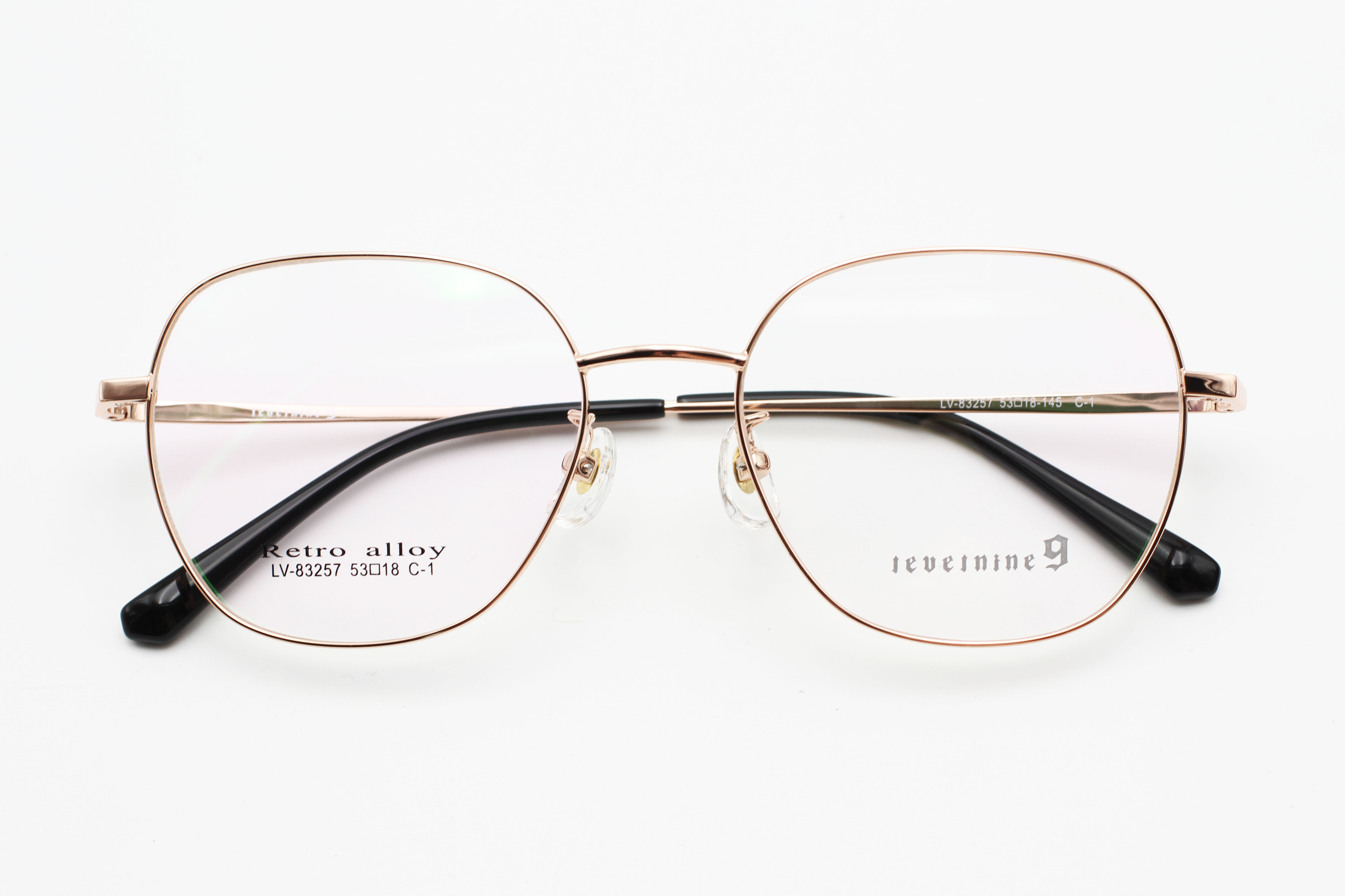 Montures de lunettes en métal en gros 83257