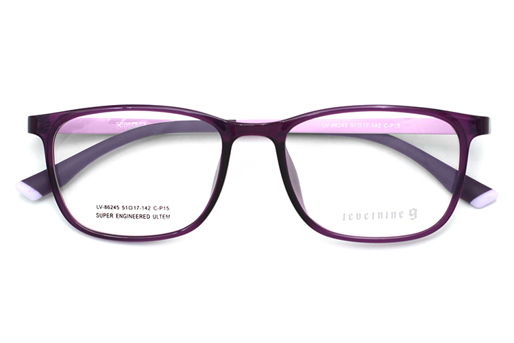 Lunettes &agrave; monture m&eacute;tallique fine - Violet