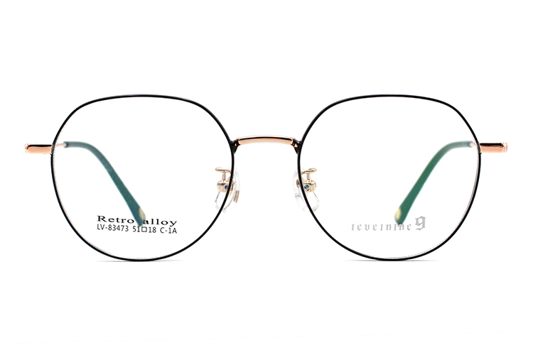 Montures de lunettes en métal en gros 83473