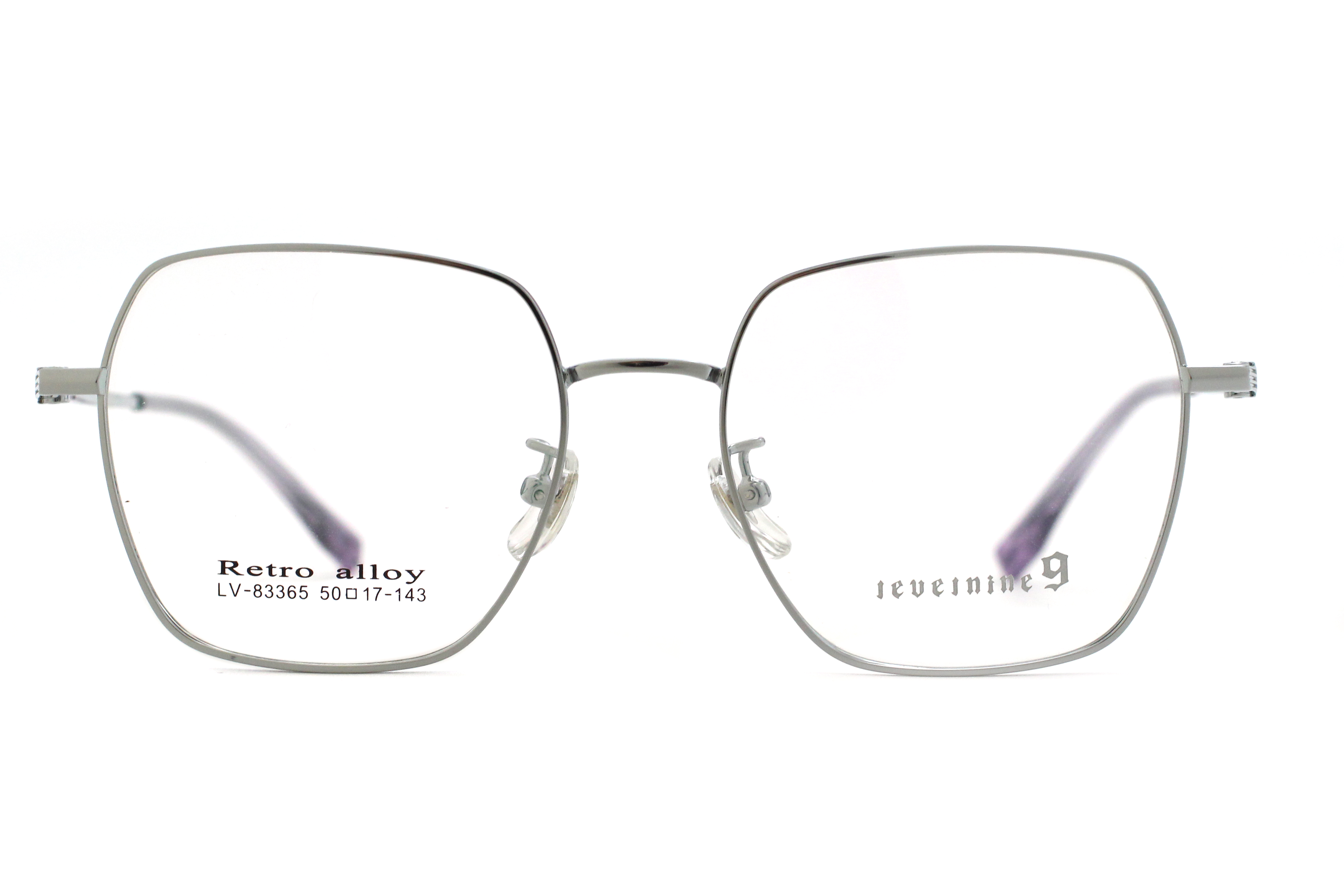 Montures de lunettes en métal en gros 83365