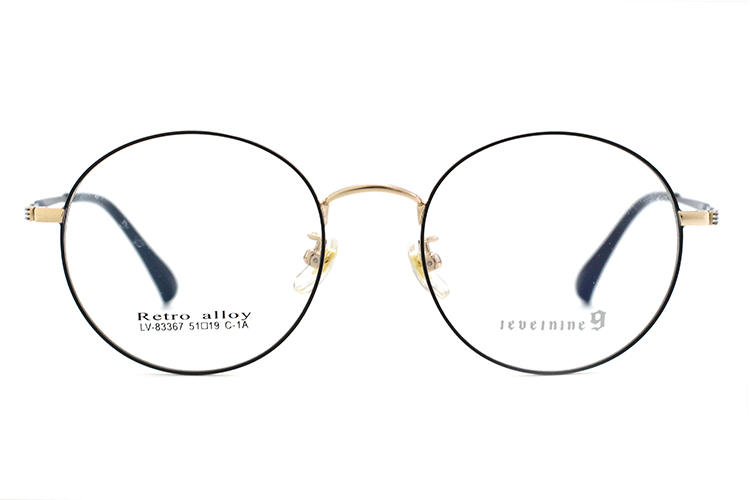 Montures de lunettes en métal en gros 83367