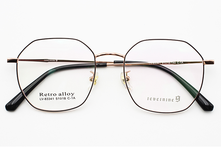 lunettes m&eacute;tal - Marron