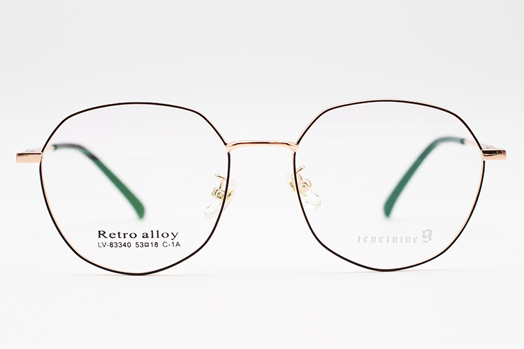 Montures de lunettes en métal en gros 83340