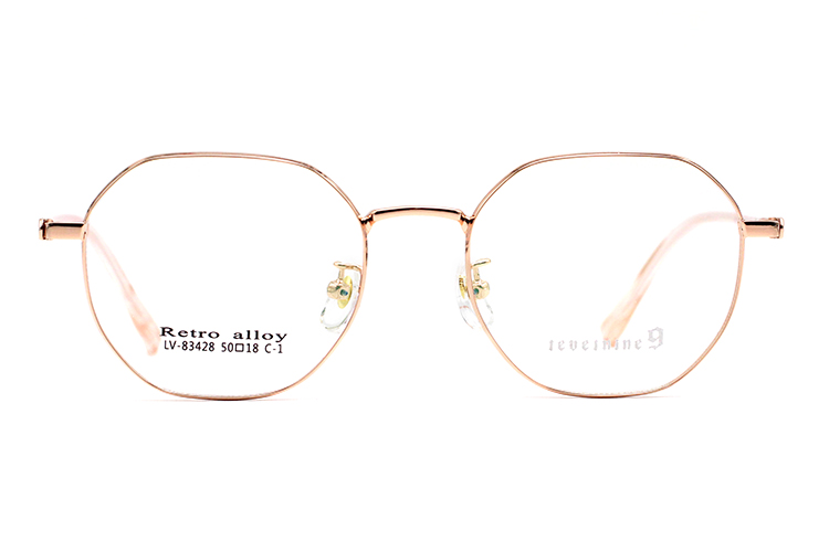 Montures de lunettes en métal en gros 83428