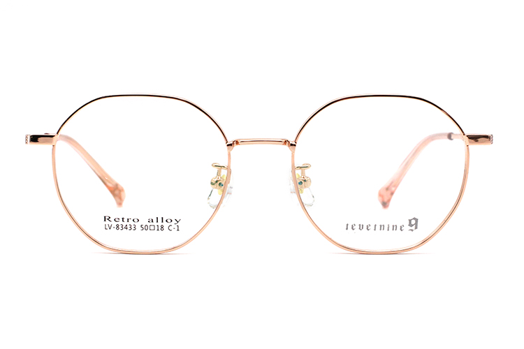 Montures de lunettes en métal en gros 83433