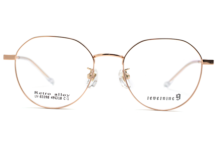 Montures de lunettes en métal en gros 83398