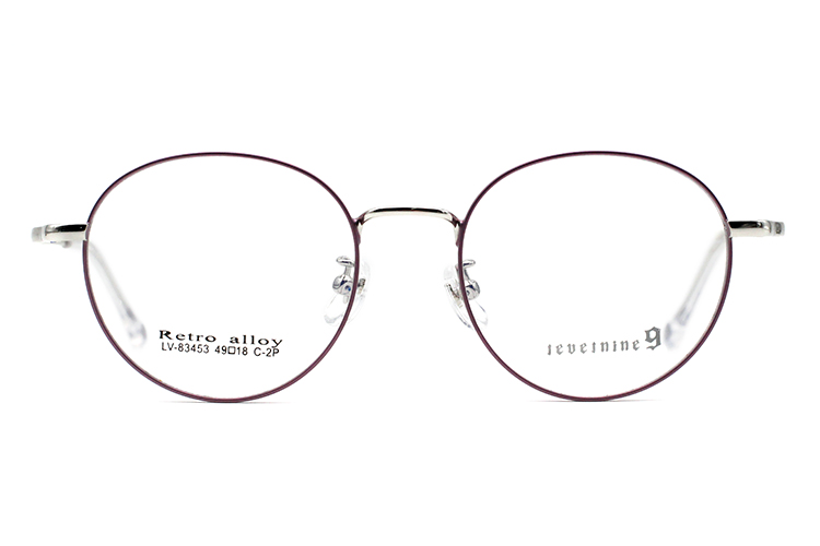 Montures de lunettes en métal en gros 83453