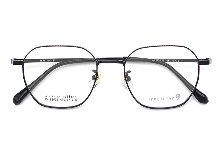 Grandes montures optiques - Noir