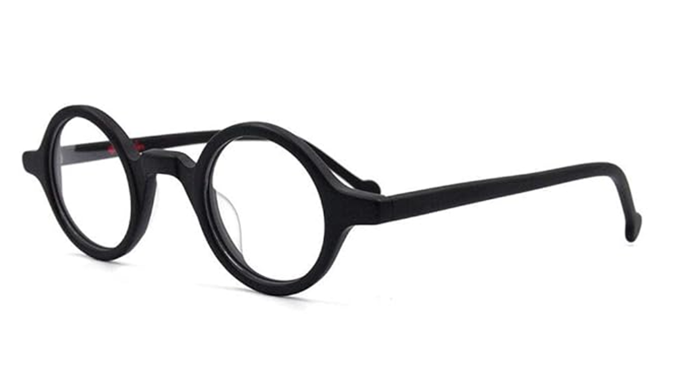 Montures de lunettes rondes en ac&eacute;tate