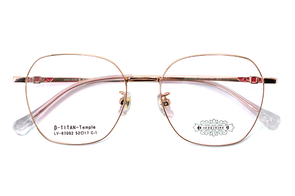 Montures de lunettes en métal titane pour hommes et femmes, 87092