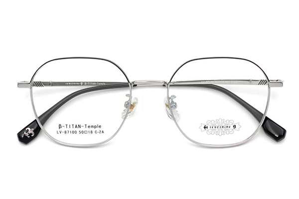 Montures de lunettes en titane en gros 87100