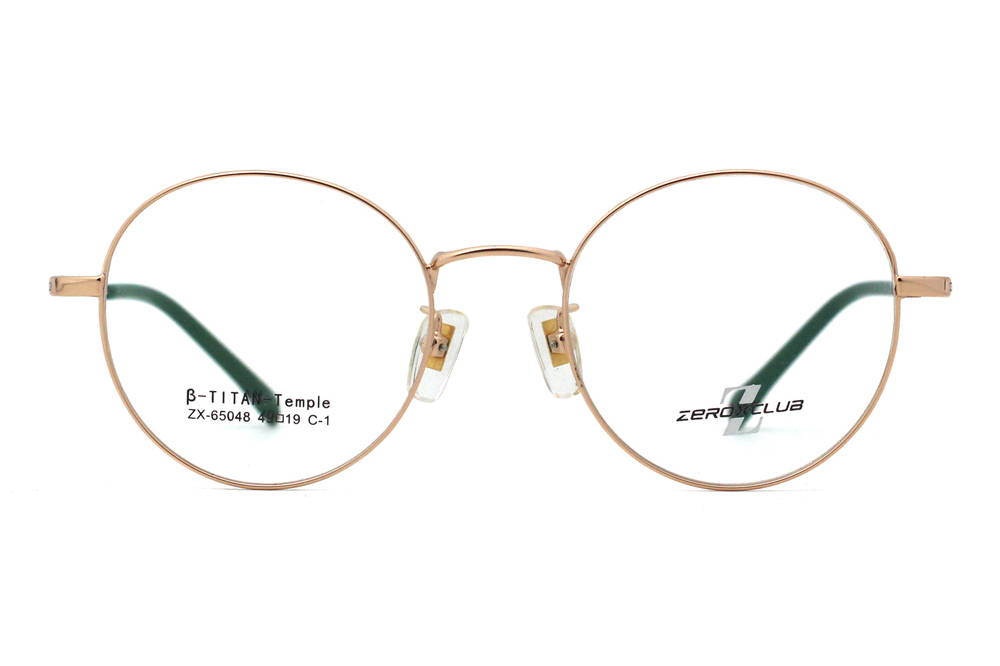 Montures de lunettes en titane en gros 65048