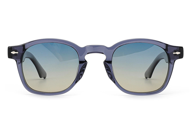 Lunettes de soleil rondes en acétate