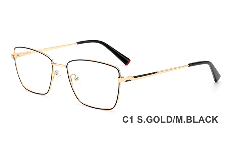 Montures de lunettes en métal en gros H8345A