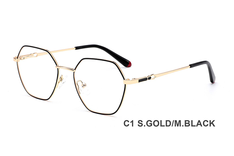 Montures de lunettes en métal en gros H8332A