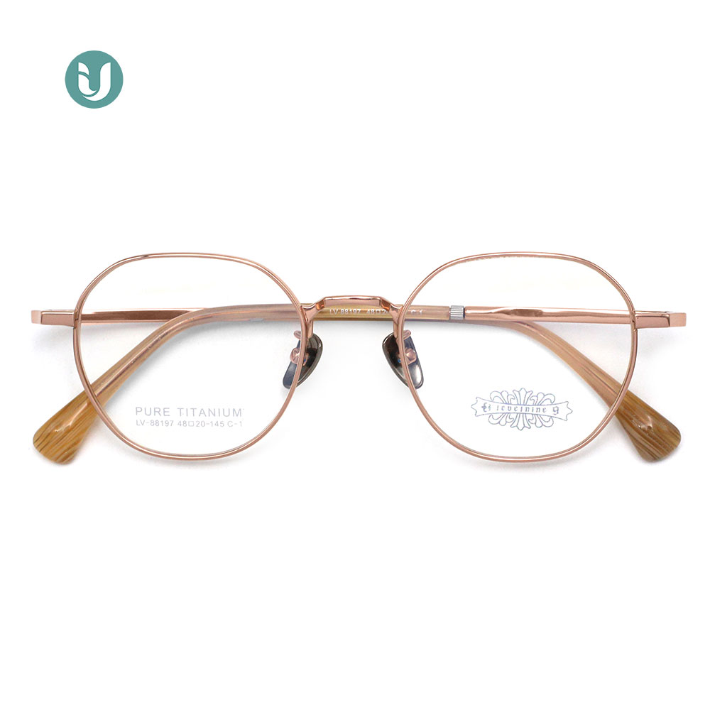 Montures de lunettes en titane en gros 88197