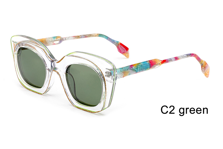 Lunettes de soleil en acétate-G2028