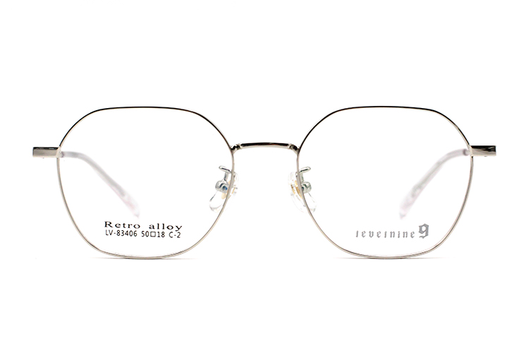 Montures de lunettes en métal en gros 83406