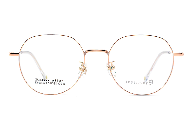 Montures de lunettes en métal en gros 83473