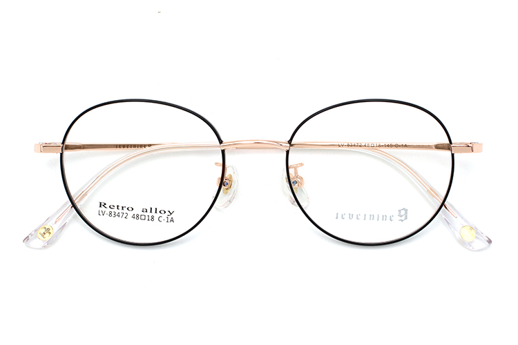 Montures de lunettes M&eacute;tal - Noir⩔