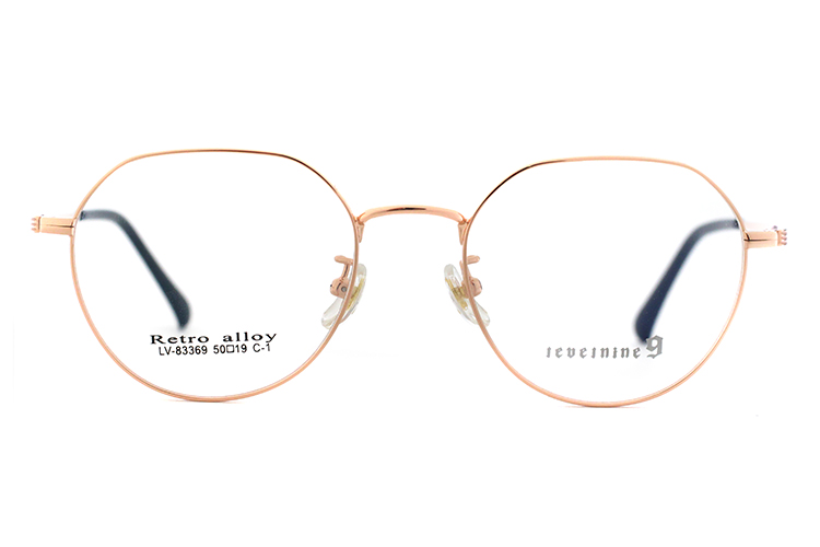 Montures de lunettes en métal en gros 83369