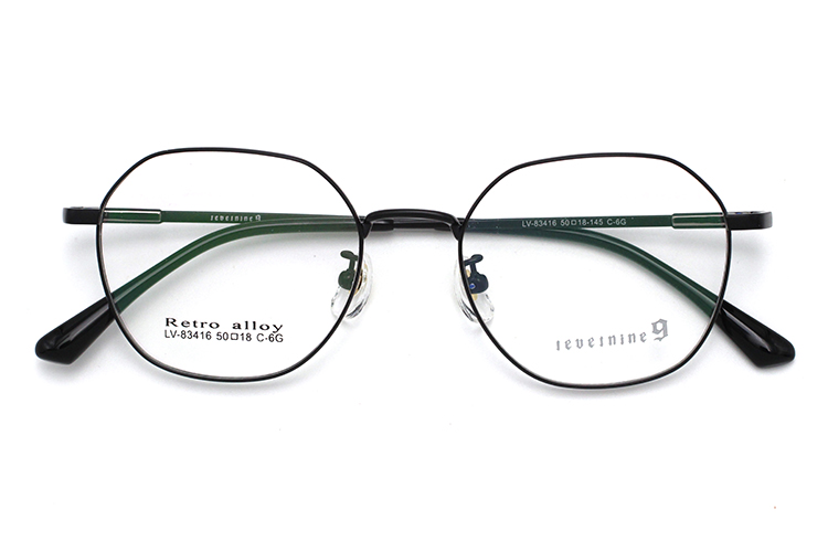 montures design en m&eacute;tal - Noir