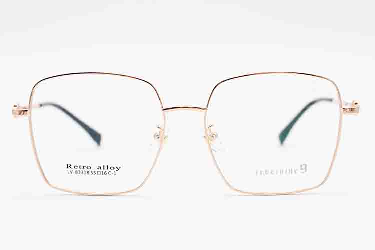 Montures de lunettes en métal en gros 83318