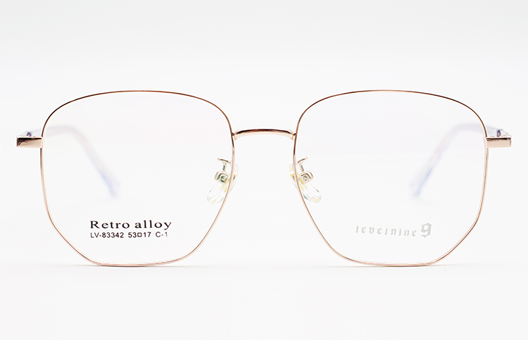 Montures de lunettes en métal en gros 83342