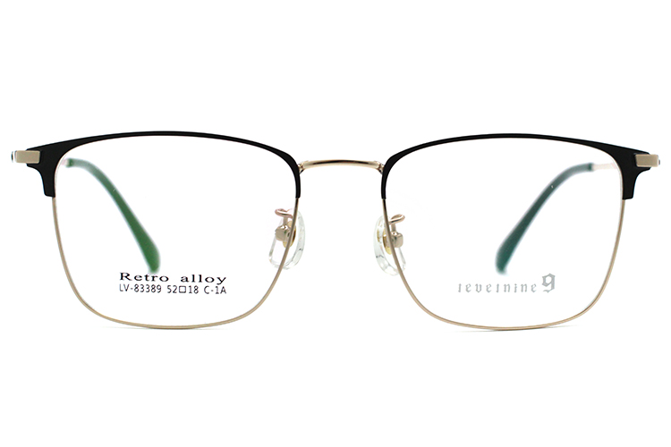 Montures de lunettes en métal en gros 83389