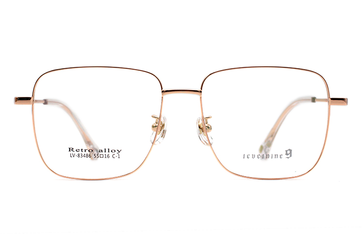 Montures de lunettes en métal en gros 83486