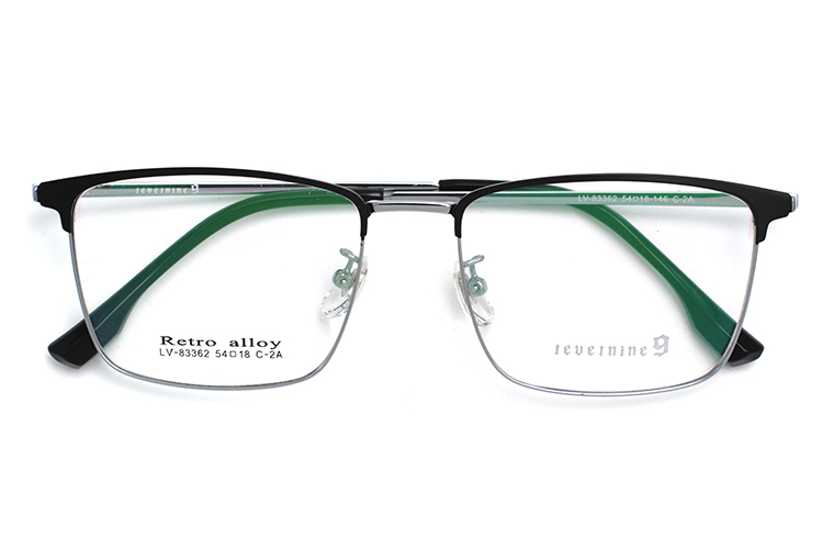 Cadre Homme Chasma - Argent & Noir