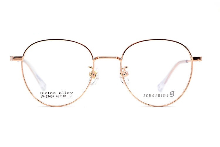 Montures de lunettes en métal en gros 83437