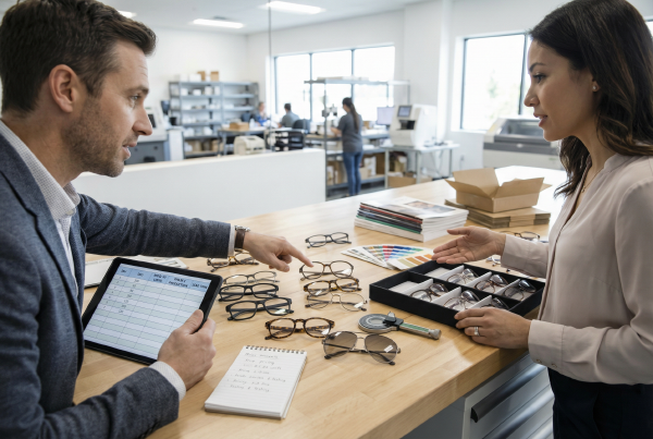 N&eacute;gociation MOQ de marque priv&eacute;e 2026 Vente au d&eacute;tail optique