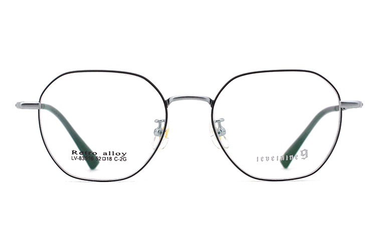 Montures de lunettes en métal en gros 83516